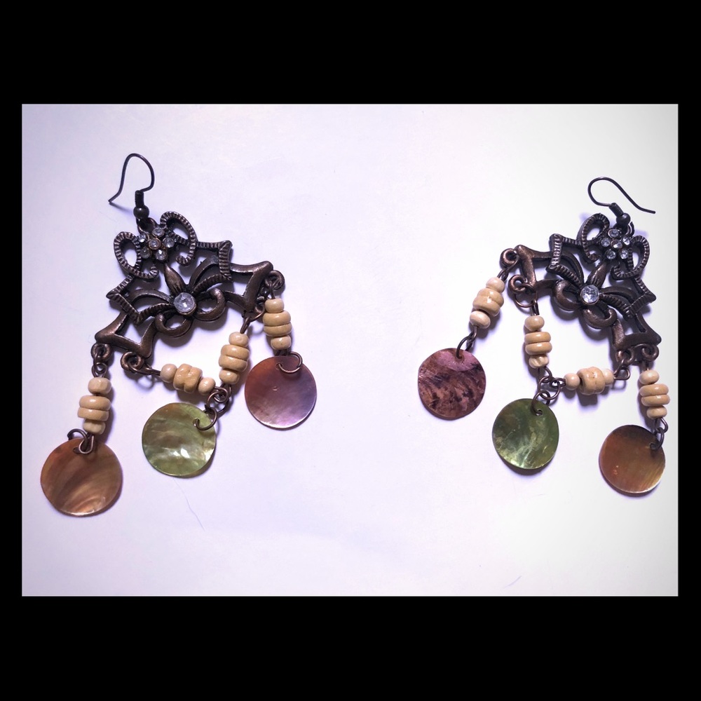 Beautiful Statement Drop Earrings - image 1